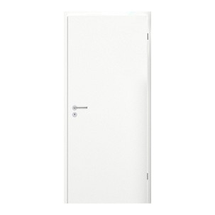 Decorative door leaf CPL white 100/210 right BB lock chrome hinge