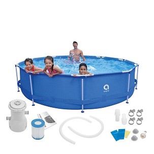 Metal frame pool set 300 x 76 cm