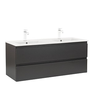 Vario Forte 120 base cabinet with washbasin anthracite-anthracite