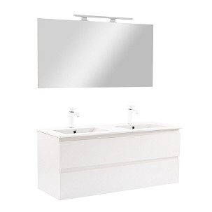 Vario Forte 120 complete bathroom furniture white-white
