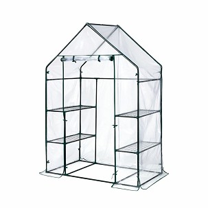 Balcony greenhouse 143x73x195 cm transparent