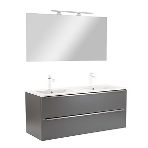 Vario Trim 120 complete bathroom furniture anthracite-anthracite