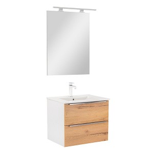 Vario Trim 60 complete bathroom furniture white-oak