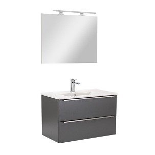 Vario Trim 80 complete bathroom furniture anthracite-anthracite