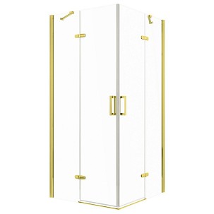 Flow Gold szögletes nyílóajtós zuhanykabin 90 cm