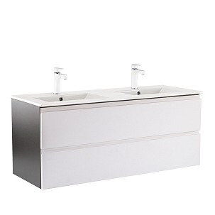 Vario Pull 120 base cabinet with washbasin anthracite-white