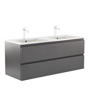 Vario Pull 120 base cabinet with washbasin anthracite-anthracite