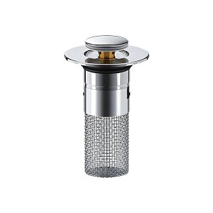 Drain plug with filter stainless steel 80 mm