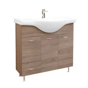 Vanessa 85 base cabinet Grey Sonoma oak