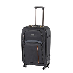 TraveLux light medium suitcase soft 68x45x25 cm black
