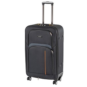 TraveLux light large suitcase soft 76x50x29 cm black