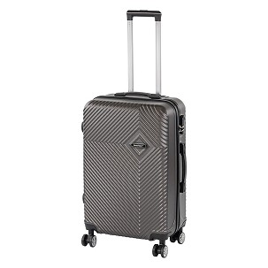 TraveLux Pro medium suitcase hardtop 68x45x25 cm gray