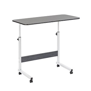 Állítható magasságú laptopasztal 80x40 cm fekete