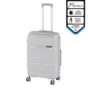 TraveLux Voyager medium suitcase hardtop 68x45x25 cm gray