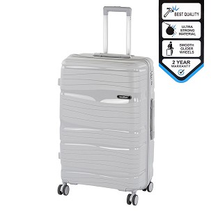 TraveLux Voyager large suitcase hardtop 76x50x29 cm gray