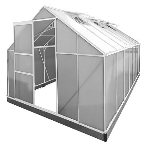 Polycarbonate greenhouse 250 x 430 x 124/205 cm