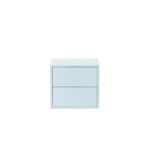 Boxie 2-drawer wall cabinet 40x40x37 cm blue