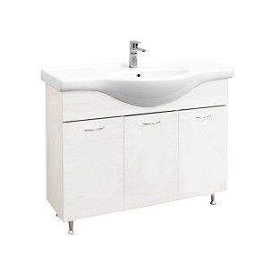 Ruben 105 base cabinet White