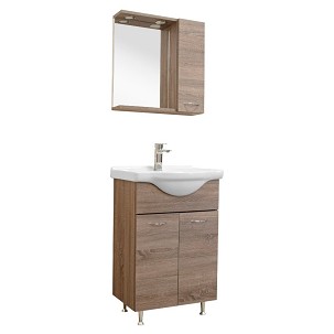 Ruben 55 complete bathroom furniture Rauna elm