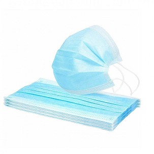 Medical mouth mask three-layer, disposable