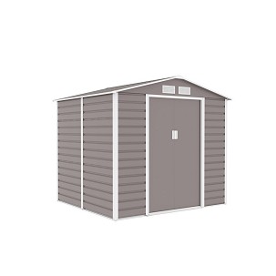 Arizona garden tool storage house 213x195 cm gray-white