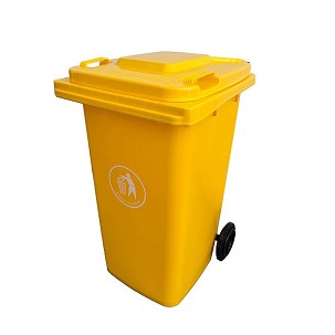Waste container 240L yellow