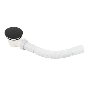 Zuhanytálca szifon 60 mm-es fekete