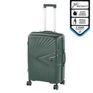 TraveLux Endure medium suitcase hardtop 68x45x25 cm dark green
