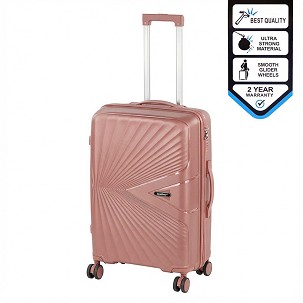 TraveLux Endure medium suitcase hardtop 68x45x25 cm peach pink