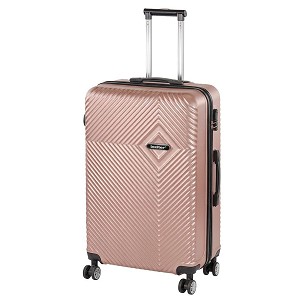 TraveLux Pro large suitcase hardtop 76x50x29 cm rosegold