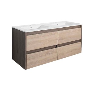 Porto 120 base cabinet with washbasin rauna elm-sonoma oak