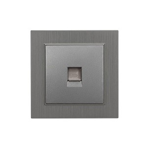 Nova UTP aljzat RJ-45 szürke kerettel
