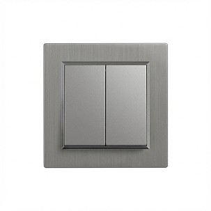 Nova csillárkapcsoló 10A 250V 105 szürke kerettel
