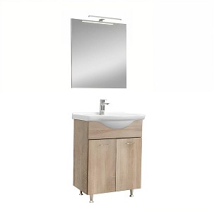 Ruben Prime 65 complete bathroom furniture Sonoma oak