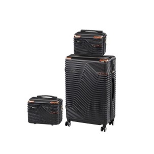 TraveLux Urban XIV rolling suitcase set black
