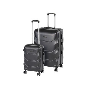 TraveLux Max VI gurulós bőrönd szett fekete