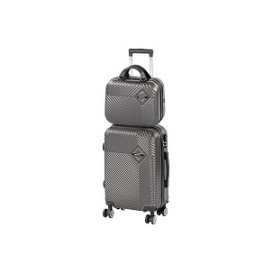 TraveLux Pro VI rolling suitcase set gray