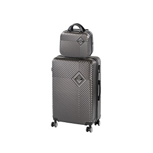 TraveLux Pro VIII rolling suitcase set gray