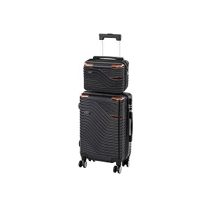TraveLux Urban III rolling suitcase set black
