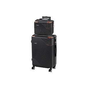 TraveLux Urban VII rolling suitcase set black