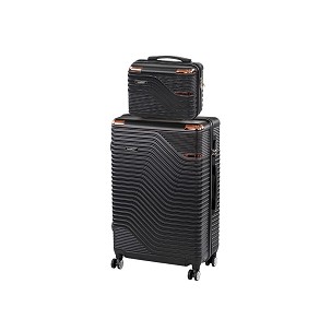 TraveLux Urban VIII rolling suitcase set black