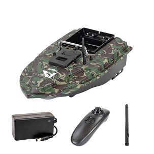 Bait boat X1 rear ejection camouflage green