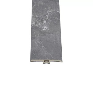 Vinyl SPC padló burkolatváltó Fjord márvány mintás sötét szürke 2400x45x6 mm