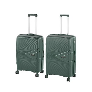 TraveLux Endure IV gurulós bőrönd szett sötétzöld