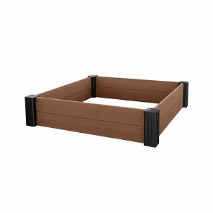 Vista modular virágágyás 2 db barna
