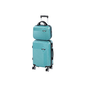 TraveLux Pro VII gurulós bőrönd szett lagúnakék